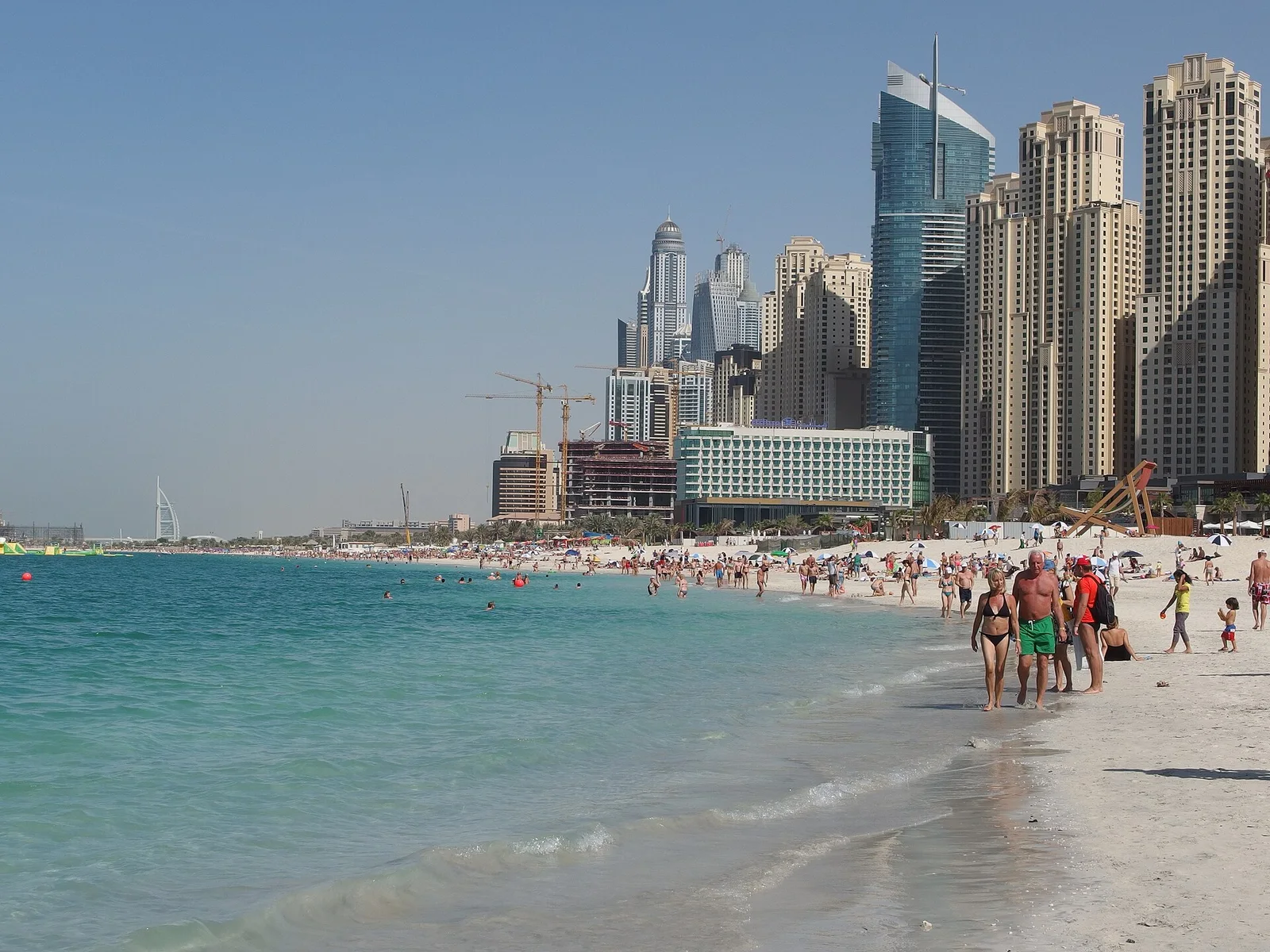 Praia de Jumeirah, em Dubai