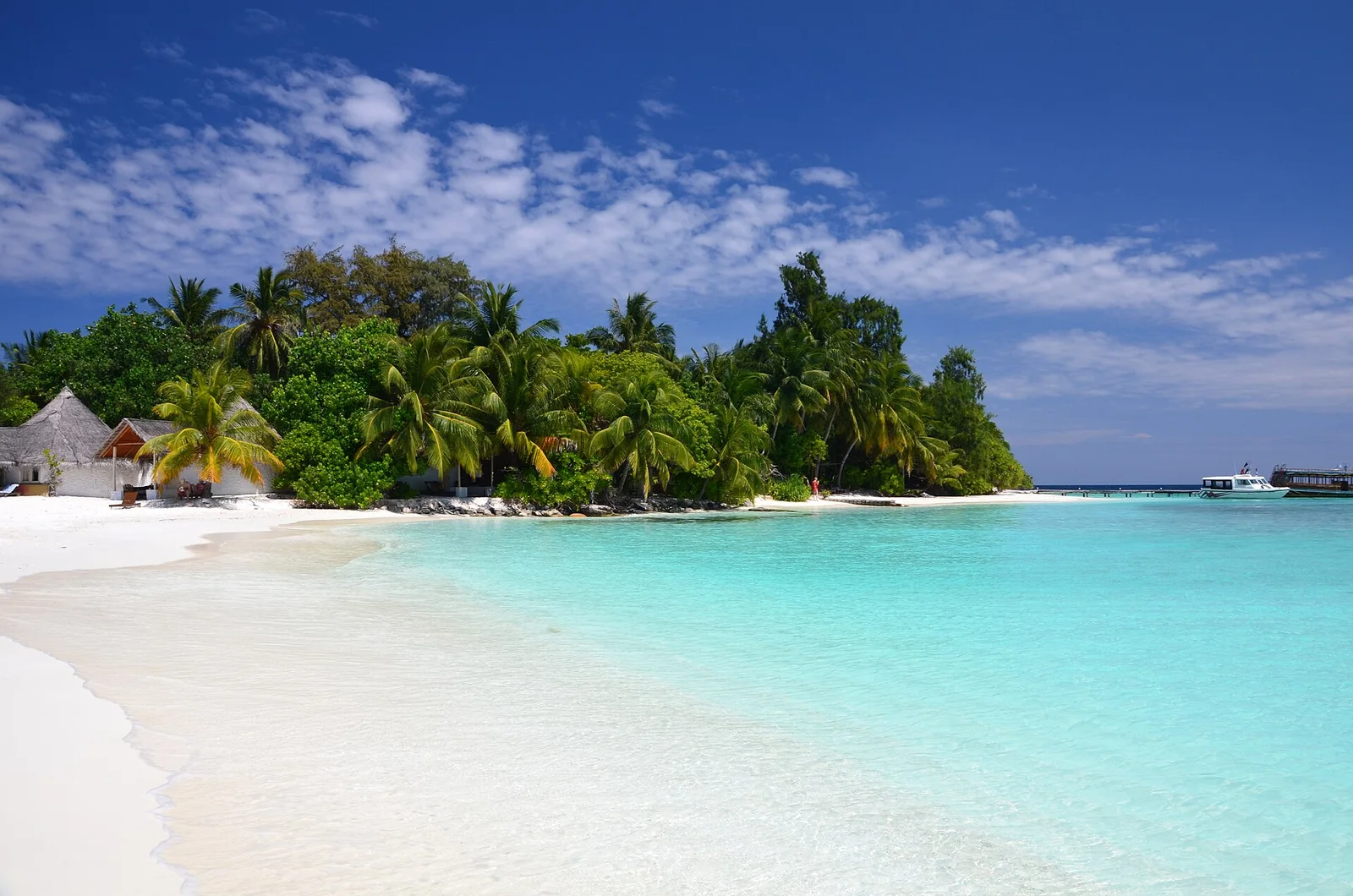 Praia de Bathala, nas Maldivas