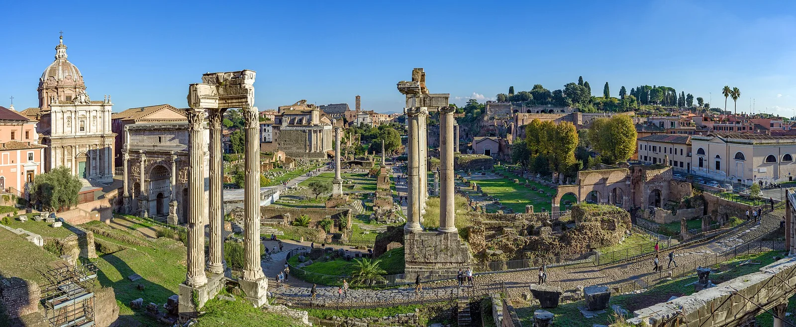 Ruínas do Fórum Romano, em Roma