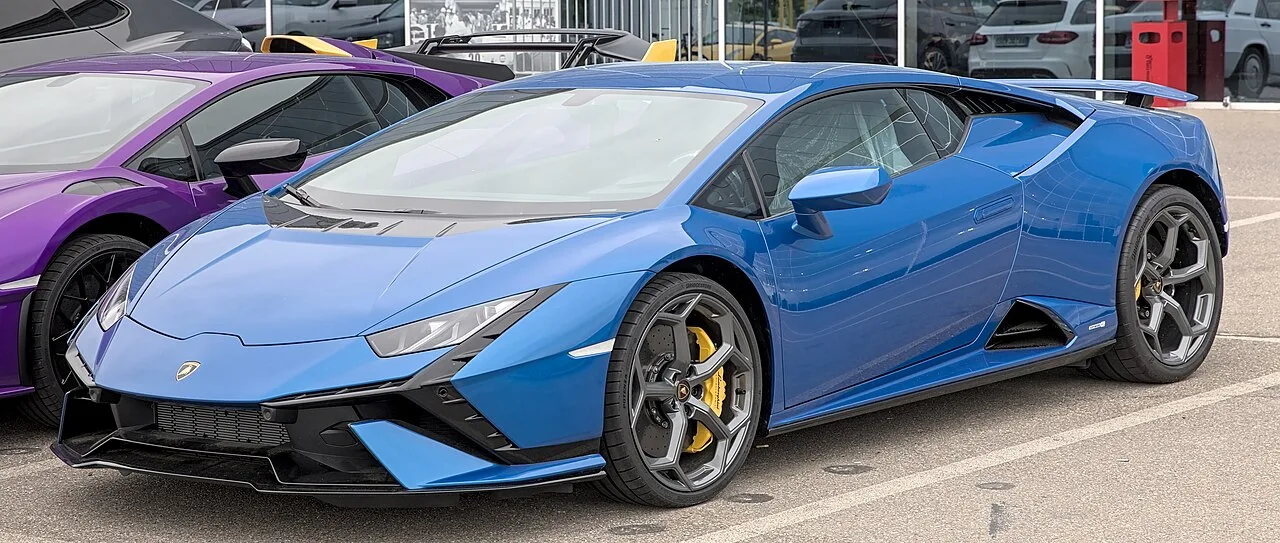Lamborghini Huracán Tecnica fotografado em Böblingen